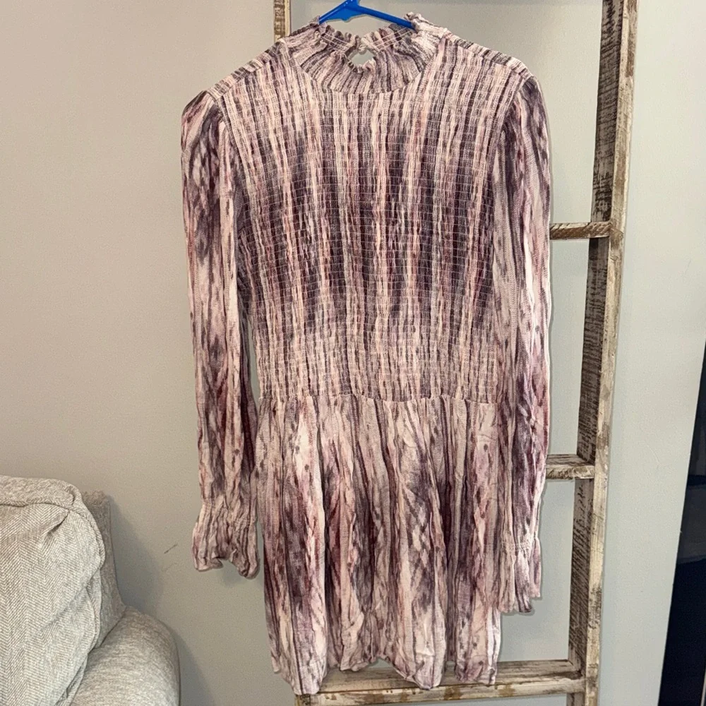 Elegant Pink and Purple Women's Dress - Picture 1 of 3